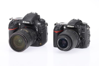 Lot 70 - A Nikon D800 and a Nikon D7000 DSLR Cameras