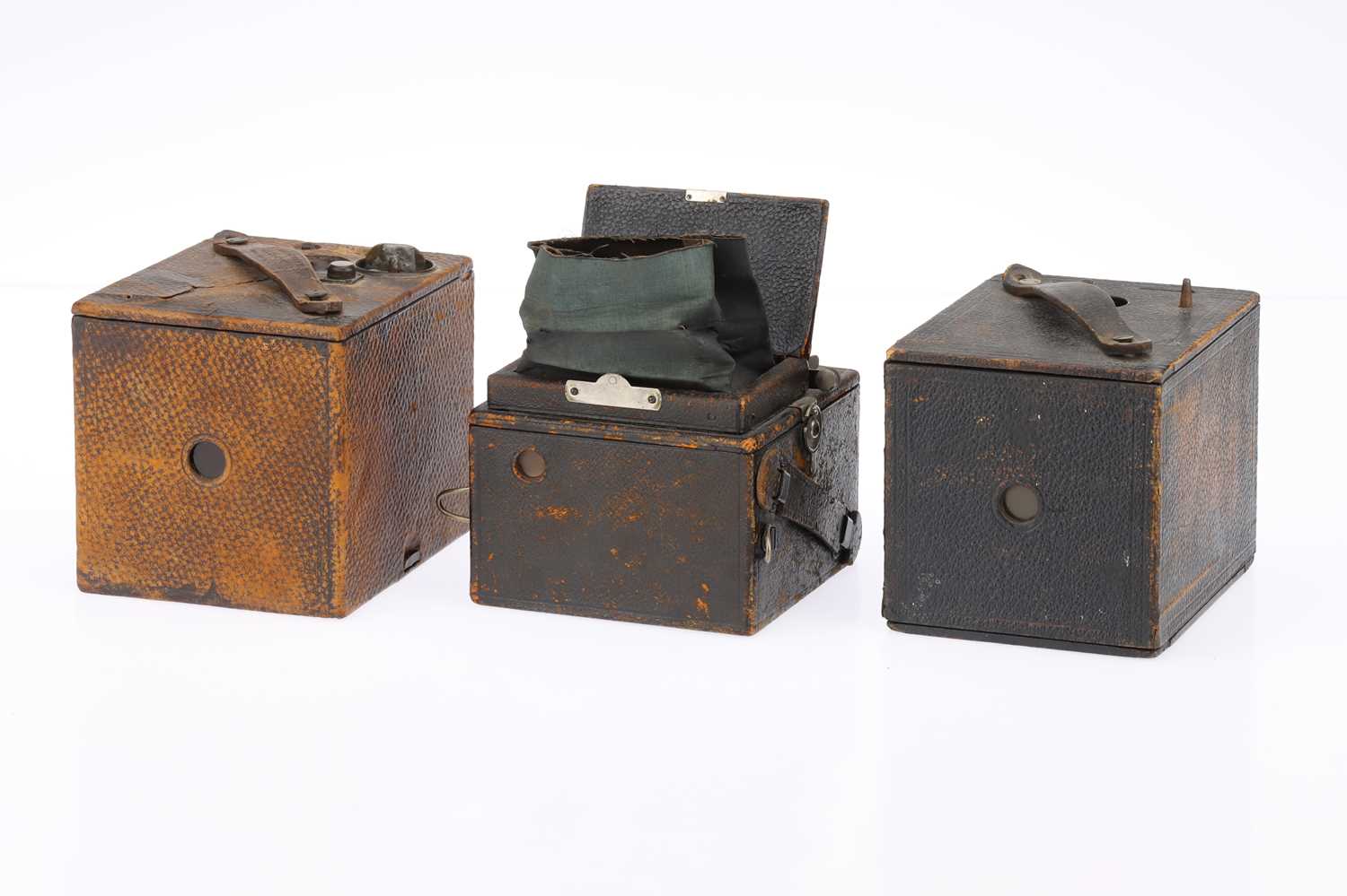 Lot 447 - A Selection of Three Box Type Cameras,
