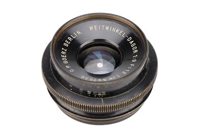 Lot 525 - A C. P. Goerz Berlin Weitwinkel-Dagor f/9 12.5cm Lens