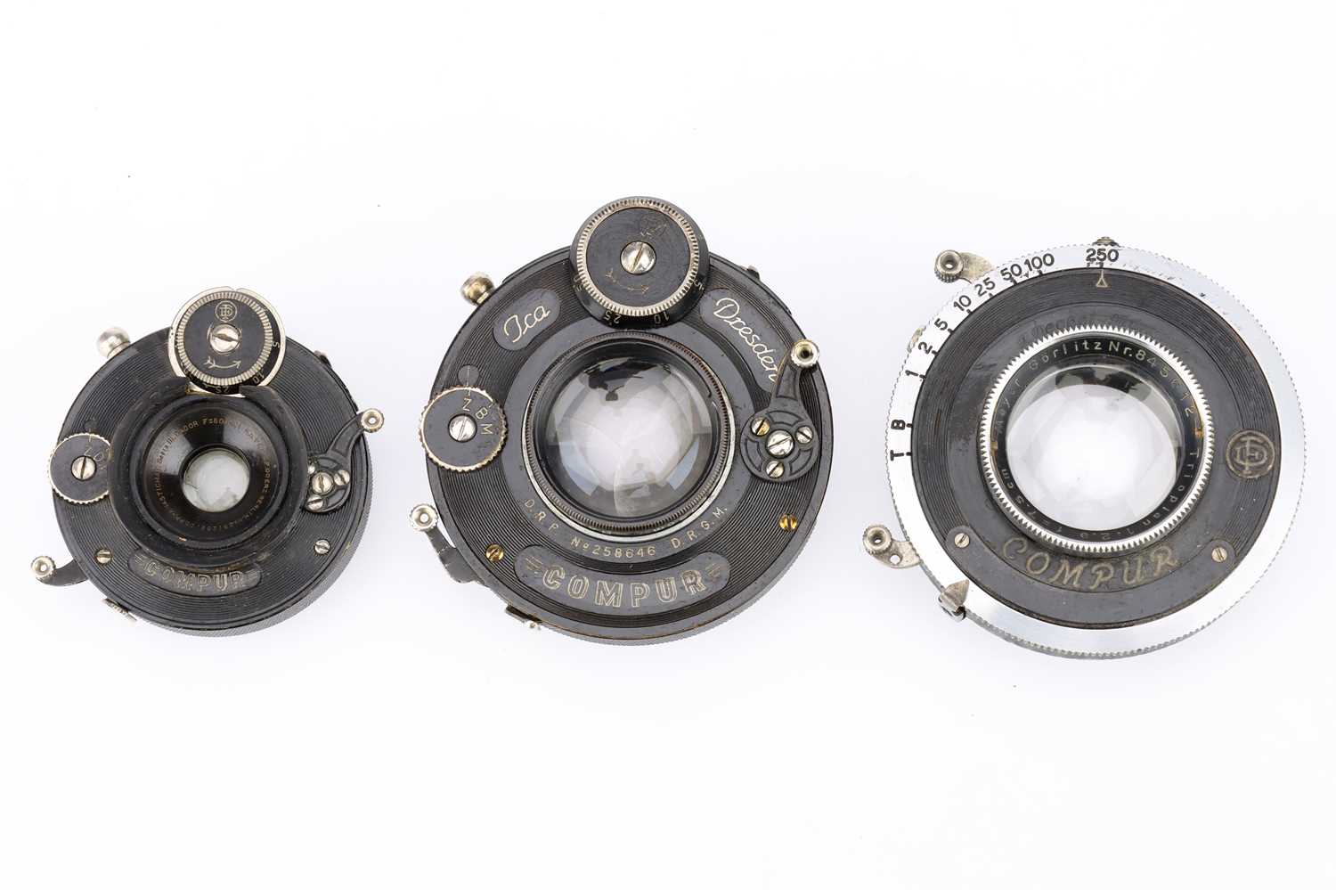 Lot 562 A Selection of Lenses In Shutters,