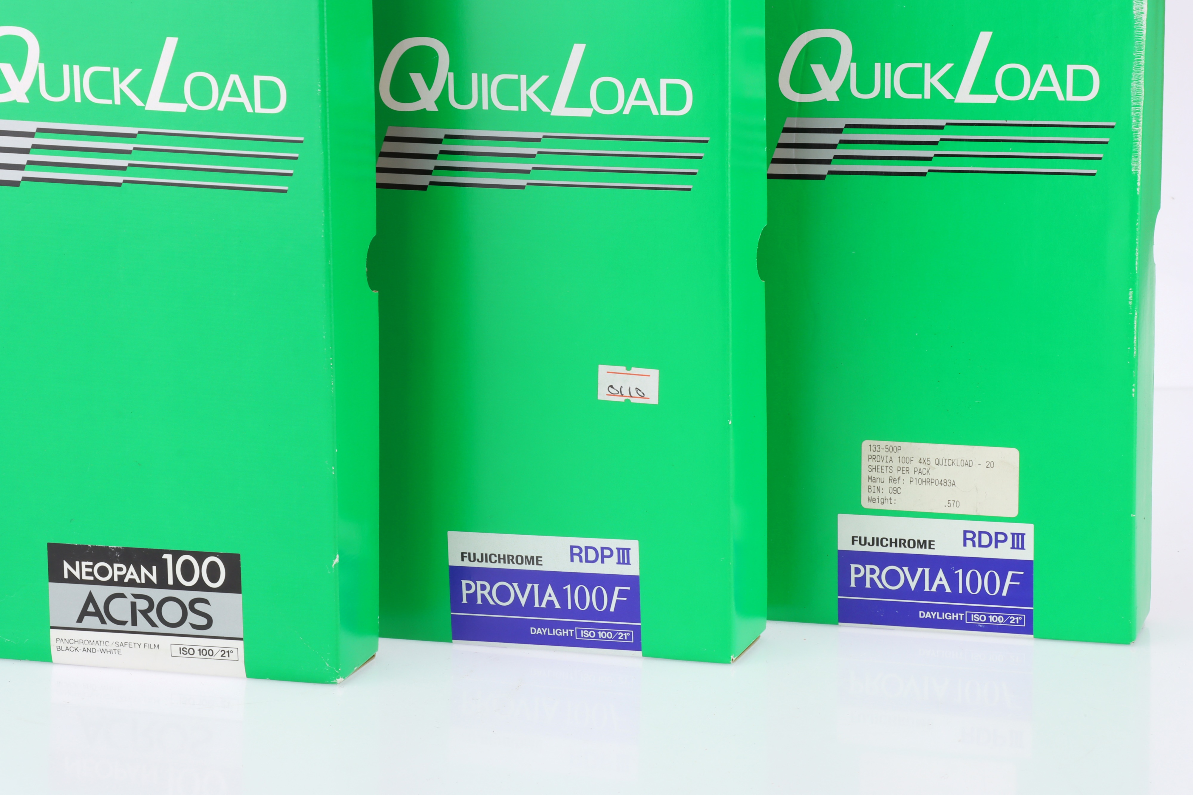 Lot 678 - Three Packs of Fujifilm QuickLoad 4x5 Sheet