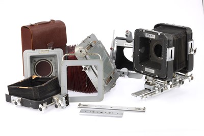 Lot 302 - A Mixed Selection of Plaubel Pico Monorail Camera Parts