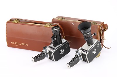 Lot 756 - Two Bolex Clockwork Motion Picture Cameras