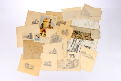 Lot 847 - A Large Collection of Early 19th Century Sketches