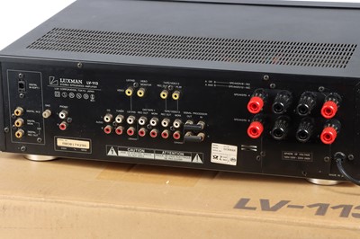 Lot 919 - A Luxman LV-113 Stereo Ingegrated Stereo Amplifier