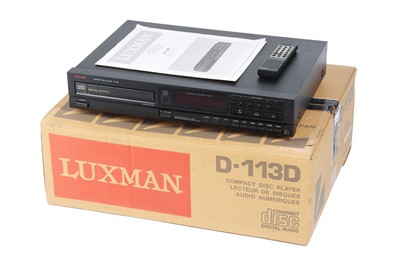 Lot 921 - A Luxman D-113D Compact Disc CD Player