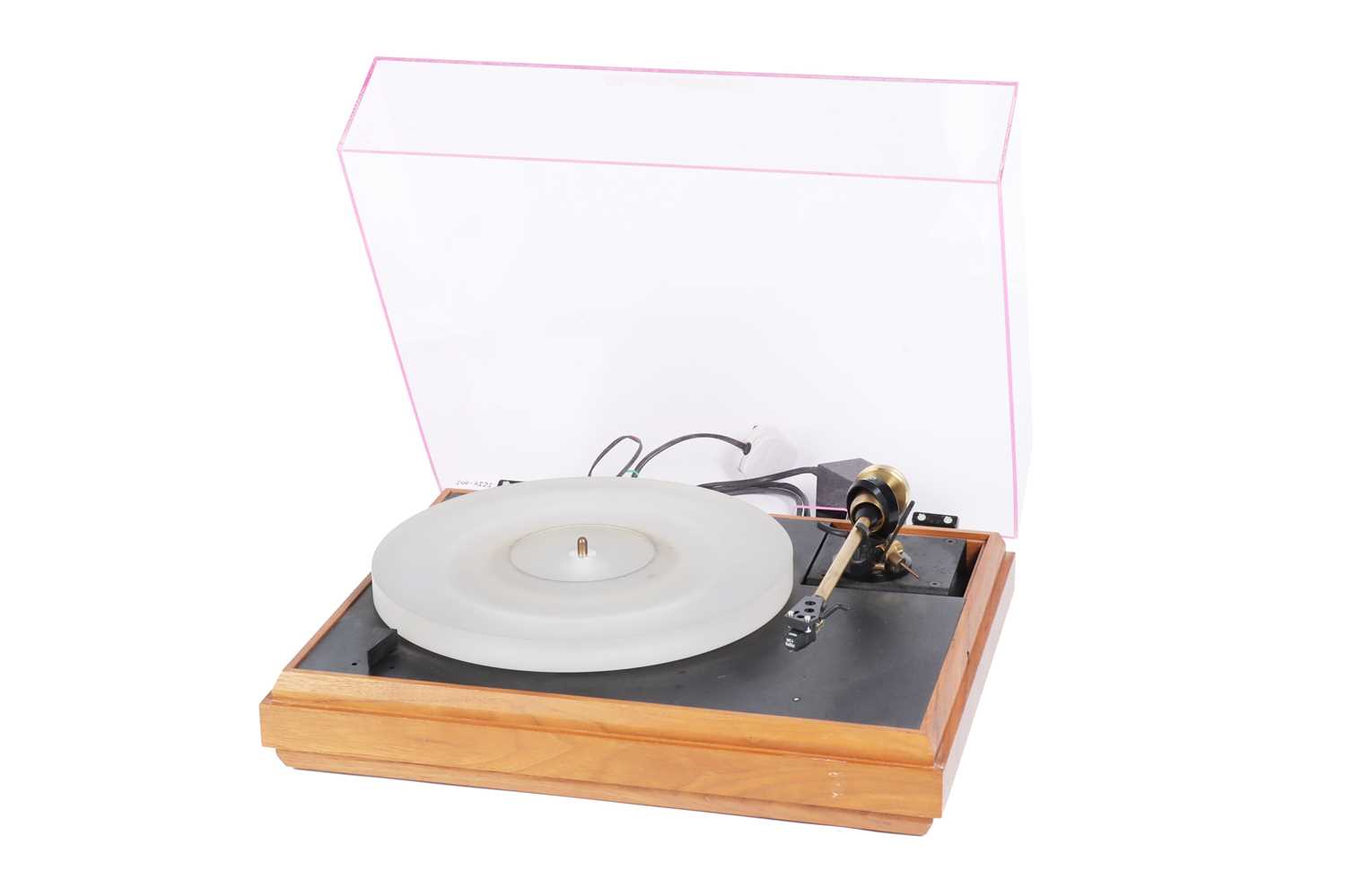 Lot 915 - A Pink Triangle Turntable Record Player,
