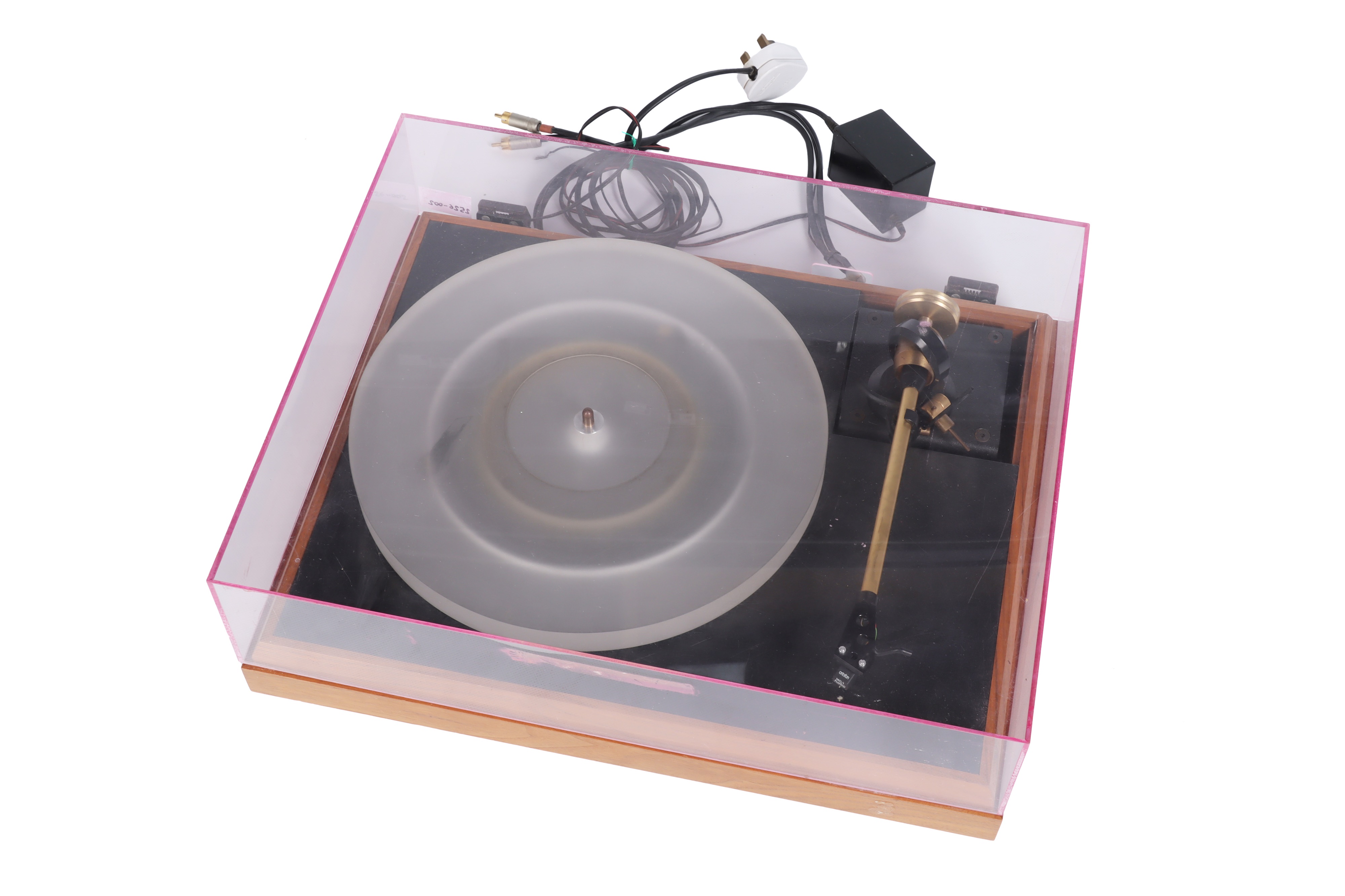 Lot 915 - A Pink Triangle Turntable Record Player,
