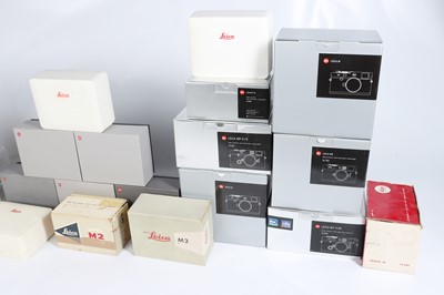Lot 42 - A Selection of Empty Leica M Camera Boxes