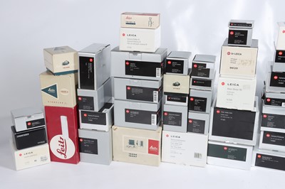 Lot 46 - A Selection of Empty Leica Boxes