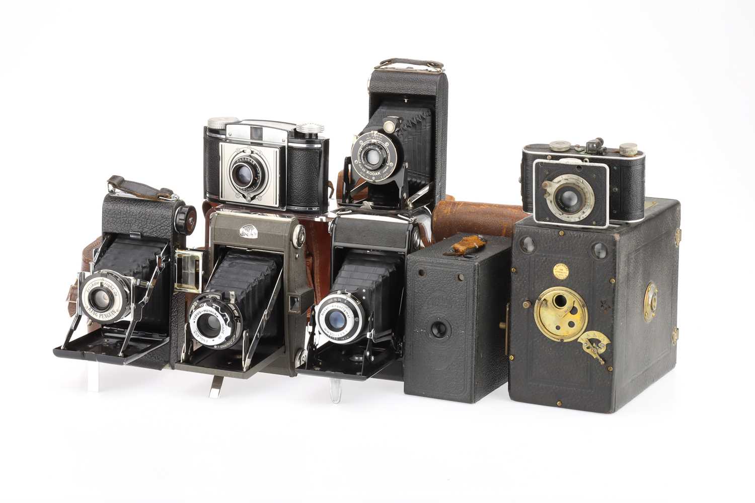 Letterbox Camera Lot 385 - A Selection of Folding and Box Cameras
