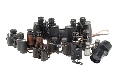 Lot 781 - A Tray of Binoculars including Leitz