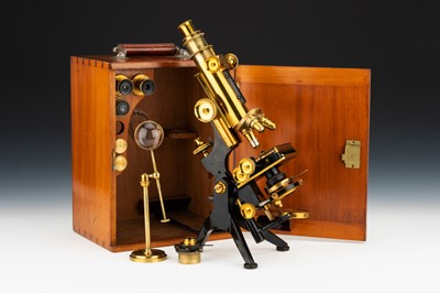 Lot 97 - A Watson "Royal" Compound Microscope
