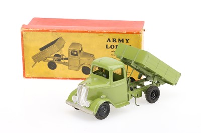 Lot 978 - Britains post WW2 Farm Lorry 59F in incorrect - Army Lorry 1334 - box