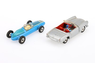 Lot 948 - Boxed Dinky Toys 114 Triumph Spitfire and 240 Cooper Racing Car
