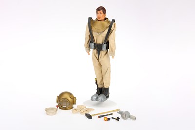 Lot 929 - Action Man Deep Sea Diver with a few accessories