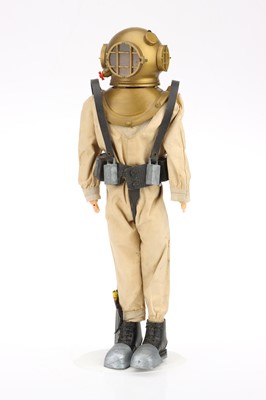 Lot 929 - Action Man Deep Sea Diver with a few accessories