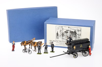 Lot 968 - Boxed  'BLACK MARIA' English Police Waggon and figures by STE