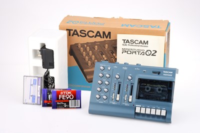 Lot 518 - A Tascam Ministudio Porta 02 Tape Recording Desk