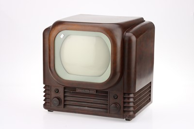 Lot 495 - Bush TV22 Television Receiver - 'Walnut' Bakelite Case