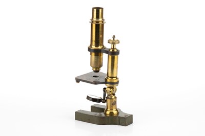 Lot 372 - French Compound Microscope Retailed By Crouch