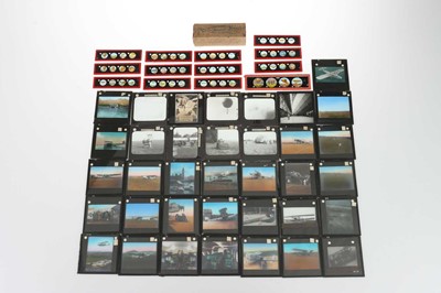 Lot 461 - A Selection of Magic Lantern Slides: Ballooning & Aviation