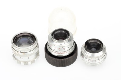 Lot 202 - A Mixed Selection of Camera Lenses