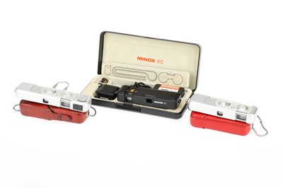 Lot 136 - A Selection of Minox Subminiature Cameras