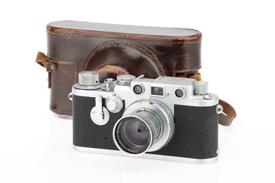 Lot 3 - A Leitz Leica IIIf 35mm Rangefinder Camera
