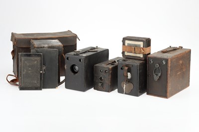 Lot 142 - Four Falling Plate Cameras