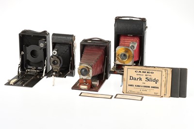 Lot 143 - A Selection of Four Folding Cameras