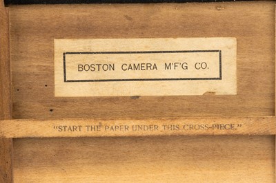 Lot 186 - A Boston Camera MFG. Co. Bullseye Camera