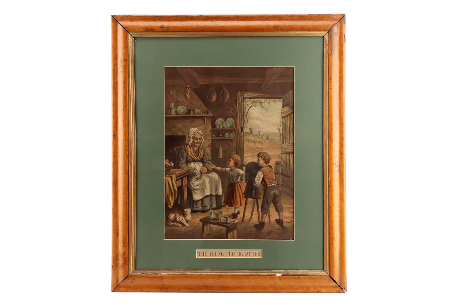 Lot 494 - Large Camera Related Victorian Lithograph,