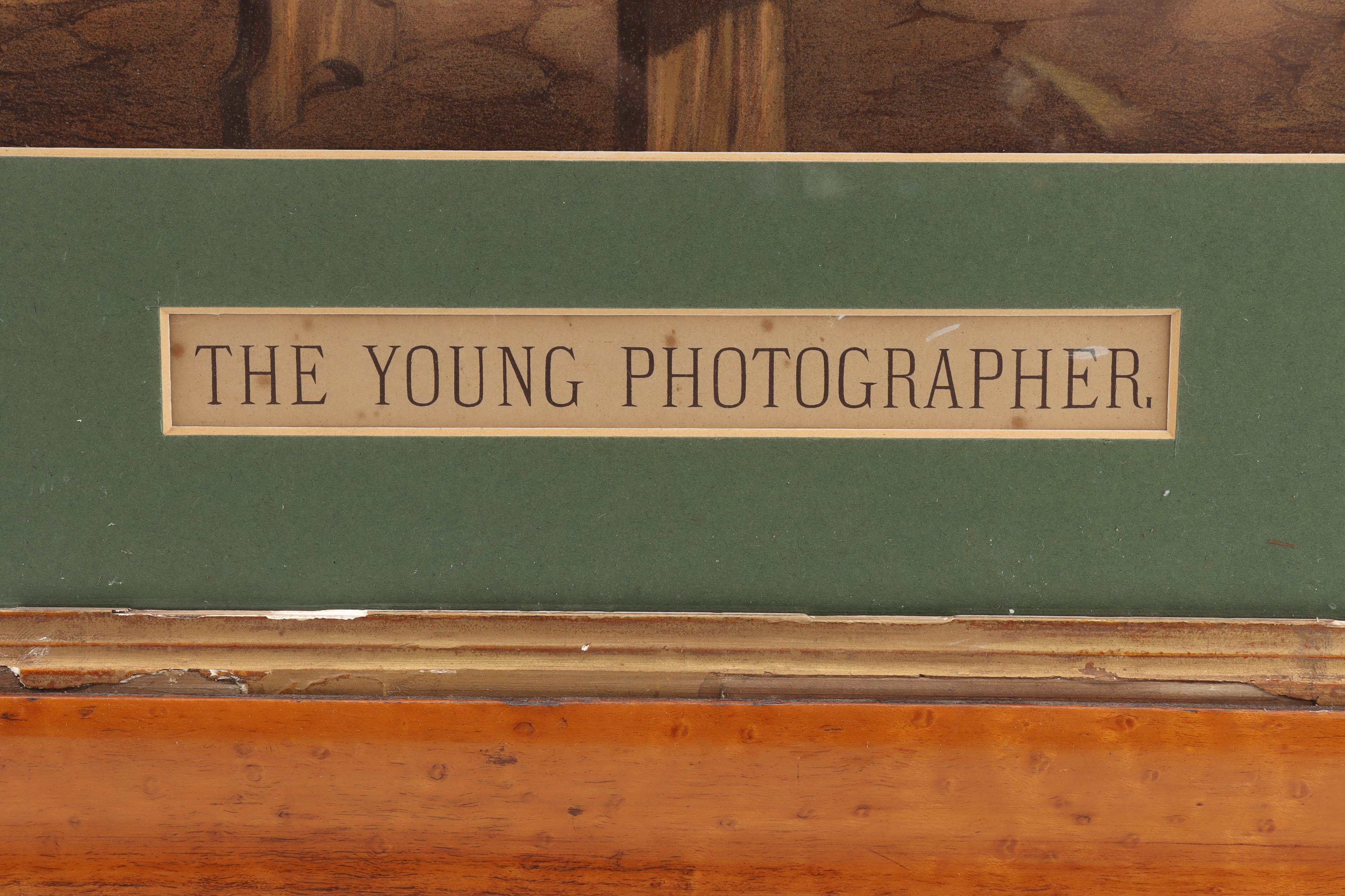 Lot 494 - Large Camera Related Victorian Lithograph,