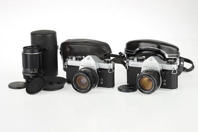 Lot 72 - Two Asahi Pentax SLR Cameras