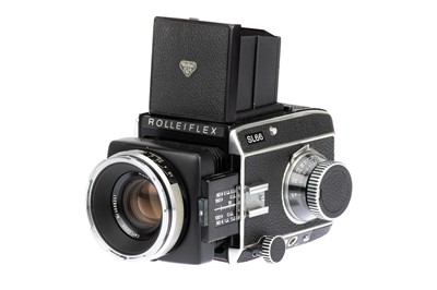 Lot 158 - A Rolleiflex SL66 Medium Format Camera Outfit