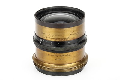 Lot 245 - A J. H. Dallmeyer No.9 Stigmatic Series II Brass Lens