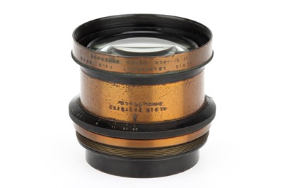 Lot 246 - An Aldis Brothers Birmingham Anastigmat f/4.5 11½" Brass Lens