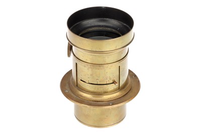 Lot 243 - An Unmarked Brass Petzval Lens