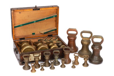 Lot 409 - A Large Collection of Lose Inspectors Avoirdupois Bell Weights