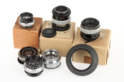 Lot 196 - A Schneider-Kreuznach Angulon and Various Lenses