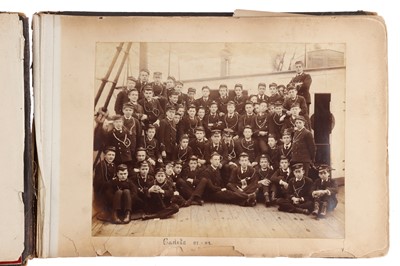 Lot 93 - Archive of Naval photograph Albums and Log books relating to Vice-Admiral George William McOran Campbell