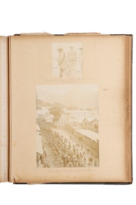 Lot 93 - Archive of Naval photograph Albums and Log books relating to Vice-Admiral George William McOran Campbell