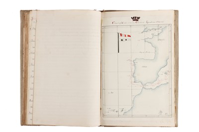 Lot 93 - Archive of Naval photograph Albums and Log books relating to Vice-Admiral George William McOran Campbell