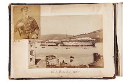Lot 93 - Archive of Naval photograph Albums and Log books relating to Vice-Admiral George William McOran Campbell