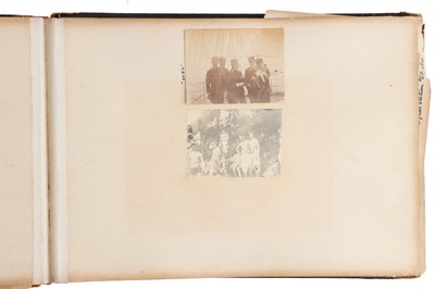 Lot 93 - Archive of Naval photograph Albums and Log books relating to Vice-Admiral George William McOran Campbell