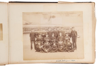 Lot 93 - Archive of Naval photograph Albums and Log books relating to Vice-Admiral George William McOran Campbell
