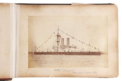 Lot 93 - Archive of Naval photograph Albums and Log books relating to Vice-Admiral George William McOran Campbell