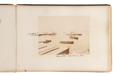 Lot 93 - Archive of Naval photograph Albums and Log books relating to Vice-Admiral George William McOran Campbell