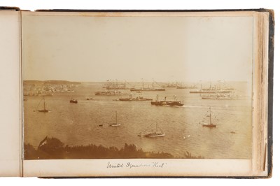 Lot 93 - Archive of Naval photograph Albums and Log books relating to Vice-Admiral George William McOran Campbell